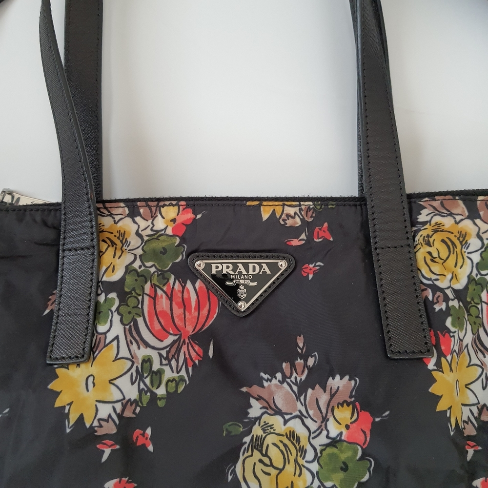 Prada Nylon Floral Bag